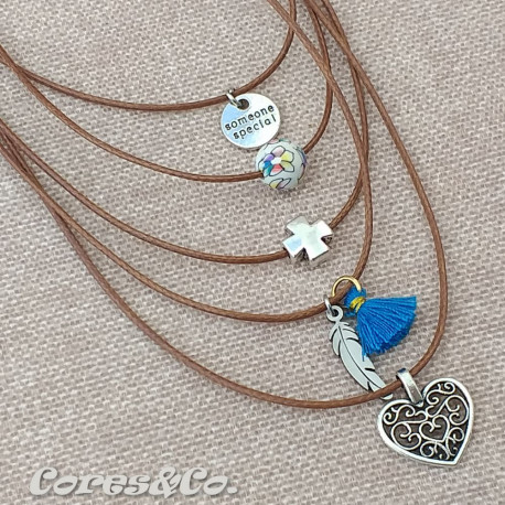 5 Layer Short Necklace "Someone Special"