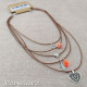 5 Layer Short Necklace "Someone Special"