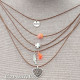 5 Layer Short Necklace "Someone Special"