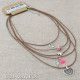 5 Layer Short Necklace "Someone Special"