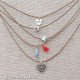 5 Layer Short Necklace "Someone Special"