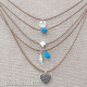 5 Layer Short Necklace "Someone Special"