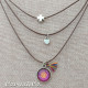 Mandala 3 Layer Short Necklace