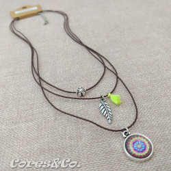 Mandala 3 Layer Short Necklace
