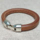 Carpe Diem Thick Leather Bracelet