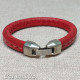 Stitched Thick Leather Bracelet