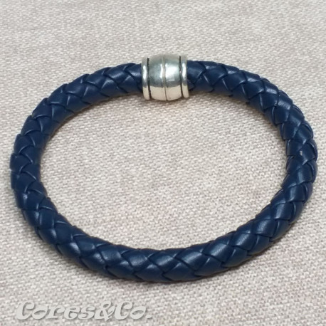 Pulseira Simples Trançado Azul