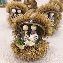 Chestnut Hedgehog Nativity Sets